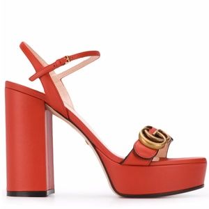 Gucci double G platform sandals